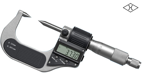 B0410-002-上量尖頭千分尺0-25