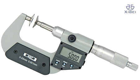 B0416-002-青海數(shù)顯公法線千分尺0-25 （直進式）