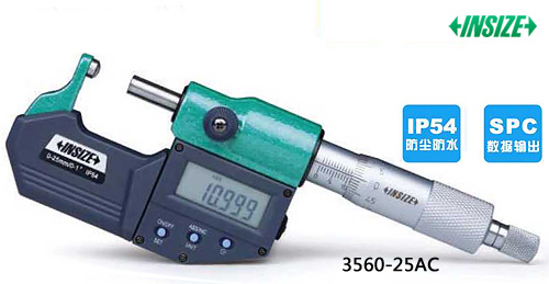 B0404-002-英示-3560-25AC數(shù)顯管壁球-平千分尺，防水